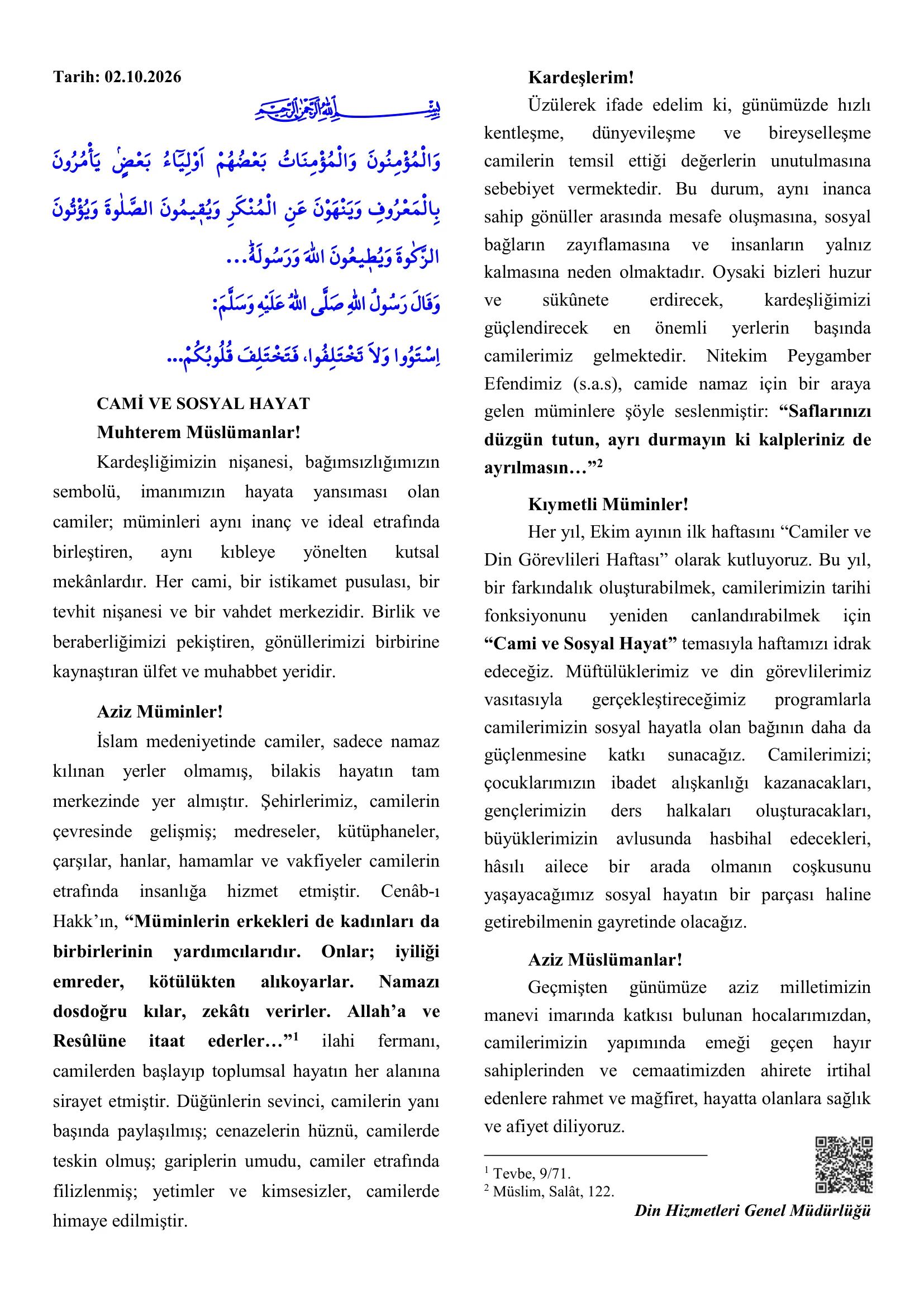 Cami ve Sosyal Hayat.webp