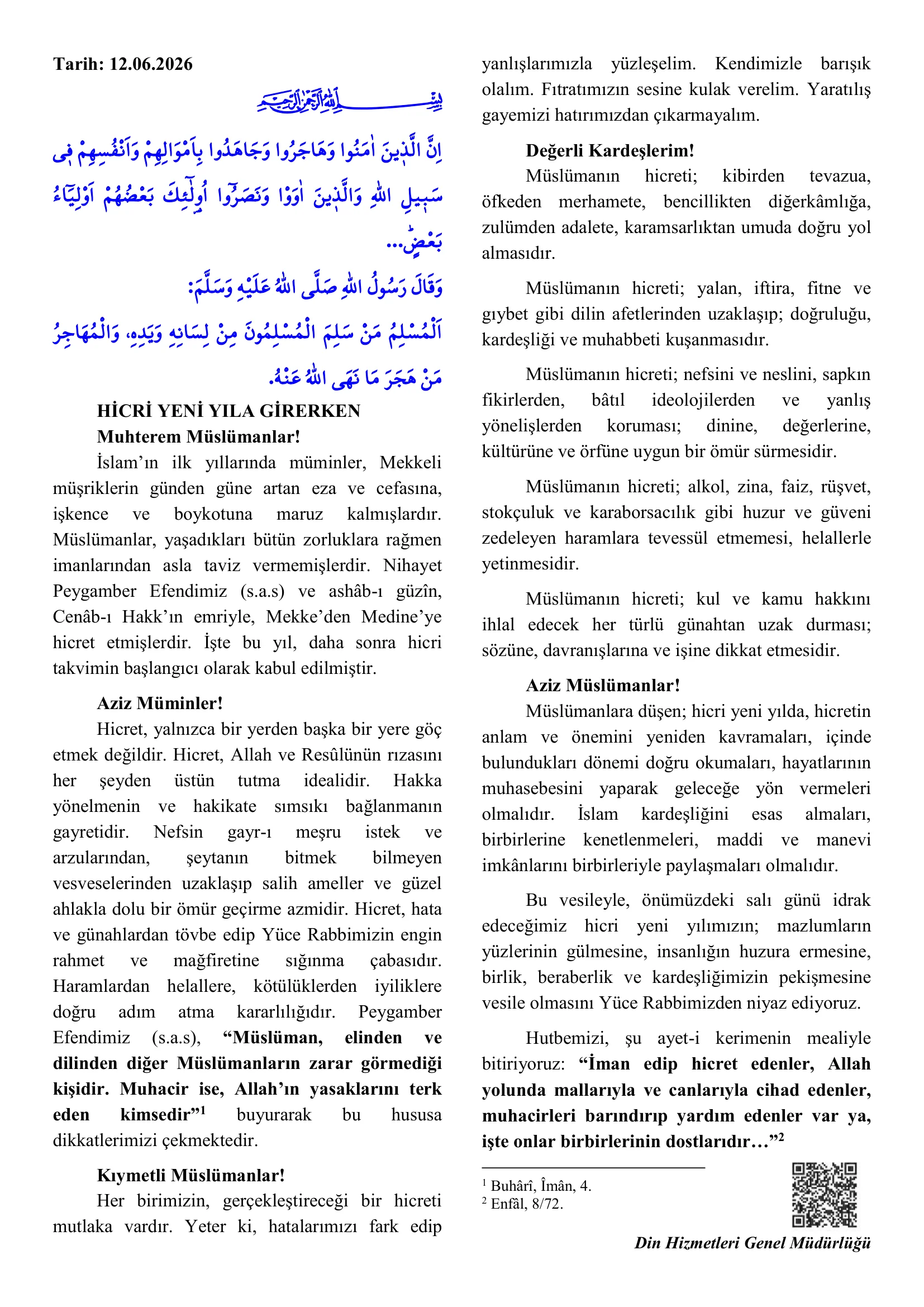 Hicri Yeni Yıla Girerken.webp