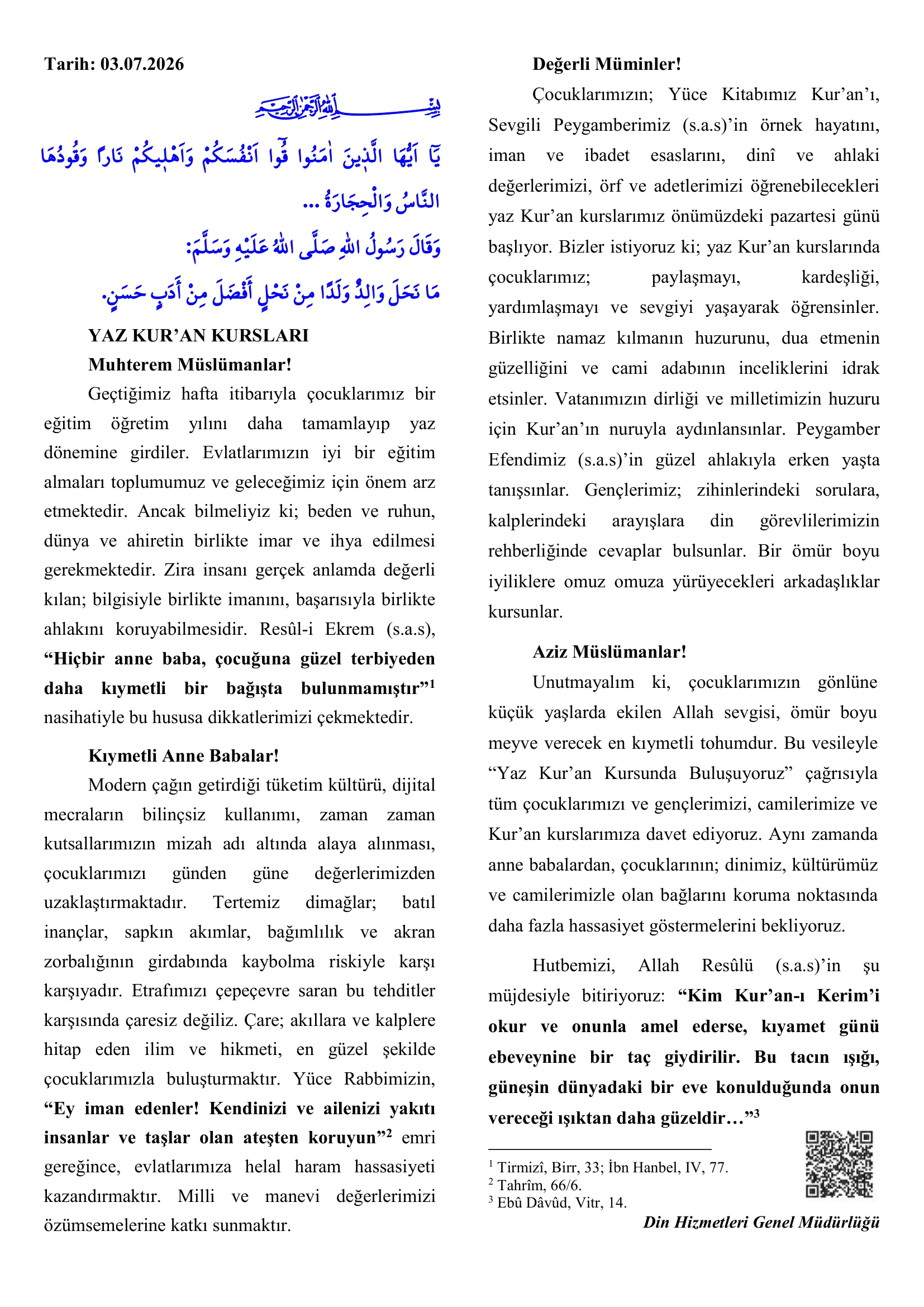 Yaz Kuran Kursları.webp